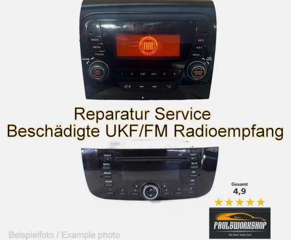 Repair Service – Faulty FM Radio Reception in Fiat F199, F250, Punto, Ducato, Boxer and Jumper